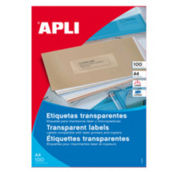 2400 ETIQUETTE TRANSLUCIDE 70X37 COIN DROIT P/LASEUR COPIEUR JET D ENCRE