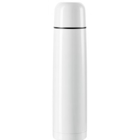 BOUTEILLE ISOTHERME 1L BLANC MARQUAGE 1 COUL SUR 1 FACE