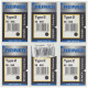 BLISTER 6 CASSETTES ENCRÉES NOIRES RET2 POUR APPAREIL B6/B6K