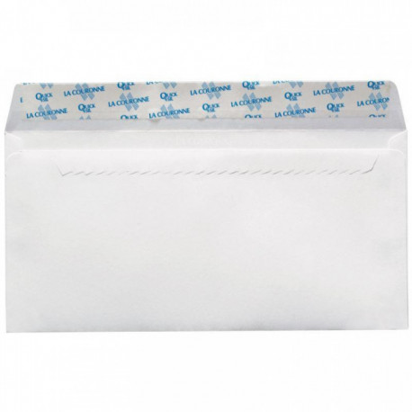 ENVELOPPE BLANCHE 110X220 DL  BP 90G BTE500 *COU10693*CARB.NEUTRE  PEFC FAB FRANCE * TOP QUALITE