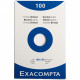 FICHE BRISTOL 10X15 UNI BLANC PQT100 210G  PEFC FAB France