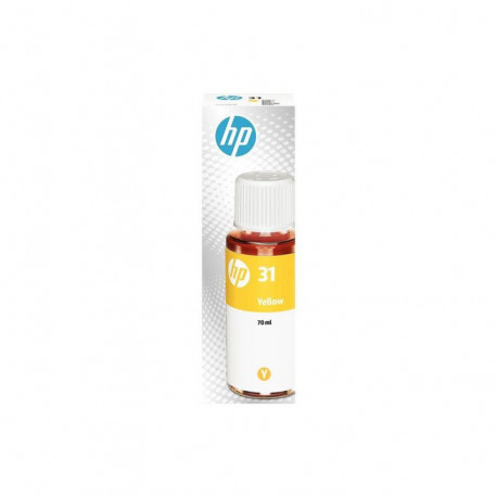 FLACON D'ENCRE À LA MARQUE HP 1VU28AE JAUNE