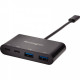HUB 4 PORTS USB-A ET USB-C