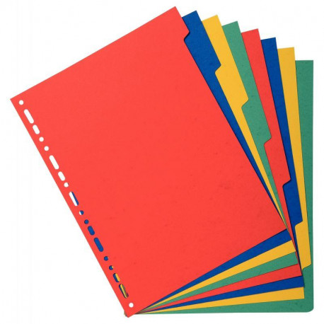 INTERCALAIRE 8T CARTE RECYCLEE 220G FORMAT A4FAB FRANCE