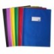 PROTEGECAHIER 24X32 SANS RABAT GRAIN CUIR PVC 19100E BLEU