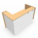 MODULE INDÉPENDANT FAB FR AVEC ANGLE RETOUR DROIT L160CM CHÊNE CLAIRBLANC