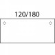 PLAN DROIT L180 X P.80CM PLATEAU CHÊNE BRUNSWICK / PIÈTEMENT ANTHRACITE