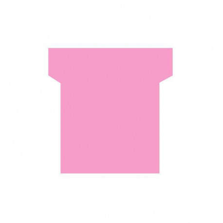 PAQUET DE 100 FICHE PLANNING INDICE 2 ROSE