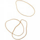 SAC DE 1 KG DE BRACELETS BLONDS 100 MM