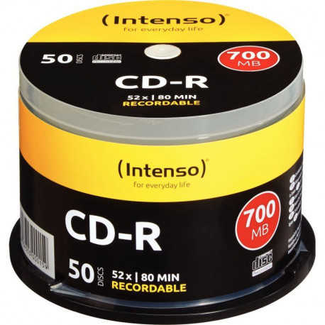 SPINDLE DE 50 CD-R INTENSO 700 MO 52X