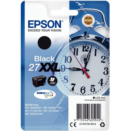  T279140 27XXL  NOIR REVEIL EPSON  HC 34,1ML CART.J.ENC