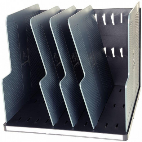 TRIEUR NOIR/GRIS VERTICAL MODULOTOP 5 INTERCALAIRES ECOBLACK ANGE BLEU L