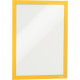 SACHET DE 2 CADRES D'AFFICHAGE A4 ADHÉSIF REPOSITIONNABLE AVEC CONTOUR MAGNÉTIQUE JAUNE