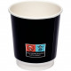 GOBELETS DOUBLE PAROIS NOIR 29 CL PQT25