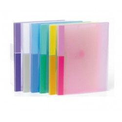 PORTE DOCUMENTS TRANSLUCIDES ASSORTIS LOT 6 TARIFOLD 510009