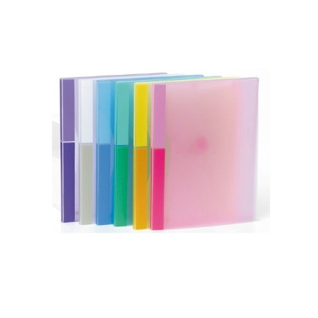 PORTE DOCUMENTS TRANSLUCIDES ASSORTIS LOT 6 TARIFOLD 510009