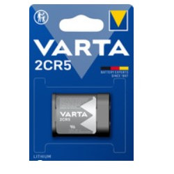 BLISTER 1 PILE 6V CR-P2 LITHIUM VARTA
