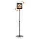 PORTE AFFICHE A3 SUR PIED DOUBLE FACE NOIR