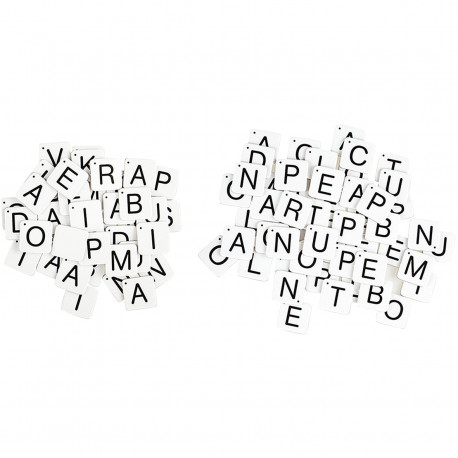 LETTRES MAGNÉTIQUES CAPITALES, 180 PIÈCES