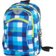 SAC A DOS LUMIÈRE LED INTÉGREÉE ET SORTIE ÉCOUTEURS bleu/blanc