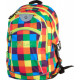 SAC A DOS LUMIÈRE LED INTÉGREÉE ET SORTIE ÉCOUTEURS orange/bleu/vert