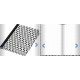 LOT X5 CAHIER A5 70G 192P LINEATURE POINTILLE COUV RIGIDE 70