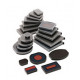 BTE DE 5 RECHARGE TAMPON TRODAT 6/5756 NOIR ROUGE