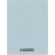 CAHIER PIQÛRE 96 PAGES CONQUERANT, 24X32 CM, SEYÈS, COUV PP BLEU PASTEL