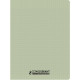 CAHIER PIQÛRE 96 PAGES CONQUERANT, 17X22 CM, SEYÈS, COUV PP VERT PASTEL