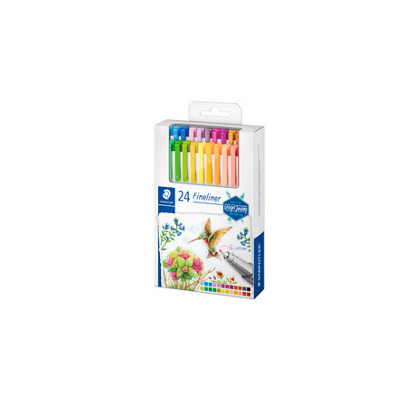 ETUI X24 FINELINER TRIPLUS ASSORTI ECRITURE 0.3MM
