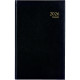 AGENDA CARRE 1 JOUR TRAVERS NOIR 13x20,8cm 12 mois Janvier à Décembre