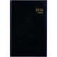 AGENDA CARRÉ EURO CENTIMES NOIR 13,3 x 20,8 cm. 12 mois de Janvier à Décembre. 2 jours par page