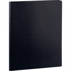 AGENDA SEMAINIER OXFORD FIRST 24X32CM NOIR 12 mois de Janvier à Décembre 1 semaine sur 2 pages