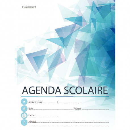 AGENDA SCOLAIRE 17X22CM 80PAGES