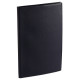 AGENDA SEMAINIER EXDI 21X27CM NOIR 12 mois août à juillet. La semaine sur 2 pages