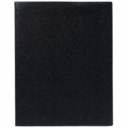 AGENDA SEMAINIER MANAGER 21X27CM NOIR 12 mois 1/2 de mi décembre à décembre. La semaine sur 2 pages