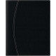 AGENDA SEMAINIER OMÉGA 27 FERRARA NOIR 20,7x26,8cm 12 mois Janvier à Décembre. La semaine sur 2 pages