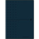 AGENDA SEMAINIER OXFORD INTERNATIONAL 16X24CM NOIR 16 mois, de Septembre à Décembre Semaine sur 2 pages
