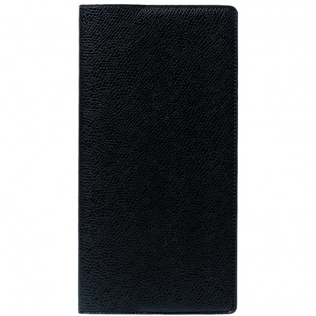 AGENDA SEMAINIER PLANITAL  8,8X17CM NOIR 12 mois de mi décembre à décembre. La semaine sur 2 pages