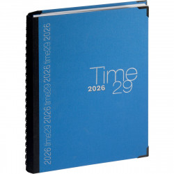 AGENDA TIME 29 SPIRALE BLEU 21x29,7cm 12 mois 1J/P