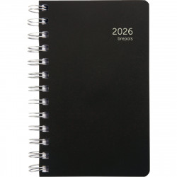 AGENDA DE CHANTIER 16,5CM ASSORTI 10x16.5cm 12 mois de Janvier à Décembre grille horaires 8h-19h