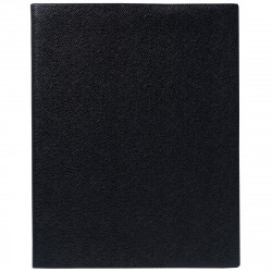 AGENDA SEMAINIER NOTE SPIRALE 21X29,7CM NOIR 12 mois 1/2 de mi-décembre à décembre. La semaine sur 1 page
