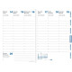 AGENDA SEMAINIER AFFAIRES EQUOLOGY 10X15CM NOIR 13 mois Décembre à Décembre