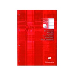 BLOC DE COURS 200 PAGES A4 LIGNE 90G