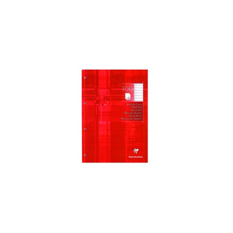 BLOC DE COURS 200 PAGES A4 LIGNE 90G