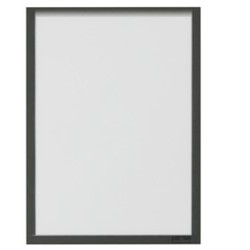 CADRE D'AFFICHAGE A4 MAGNETIQUE ANTHRACITE/GRIS LOT X5