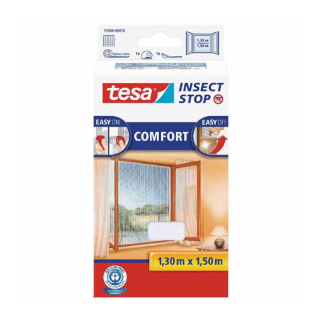 MOUSTIQUAIRE COMFORT POUR FENÊTRE, 1,30 M X 1,50 M     