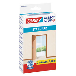 MOUSTIQUAIRE STANDARD PORTES, 2 PIÈCES, BLANC          