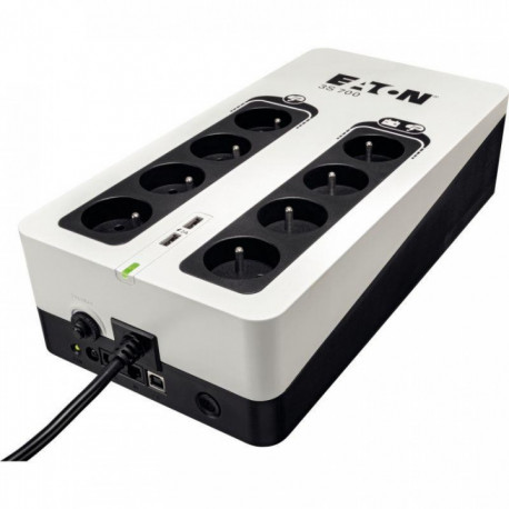 ONDULEUR EATON 3S 700F -700VA/720W USB AUTONOMIE 16 MIN AVEC PC BUREAU (4 prises onduleur + surtension et 4 prises surtension)