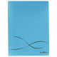 CAHIER PIQÛRE 48 PAGES EXCELLENCE, 24X32 CM, SEYÈS, COUVERTURE POLYPROPYLÈNE BLEU